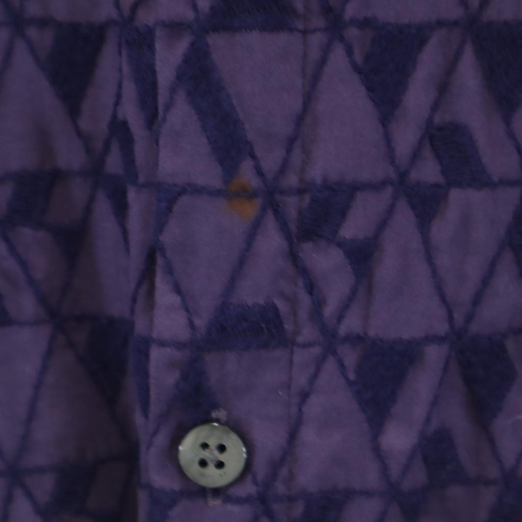 LANVIN en Bleu made in Japan Overall handle Long sleeve shirt 48 purple Men's Used