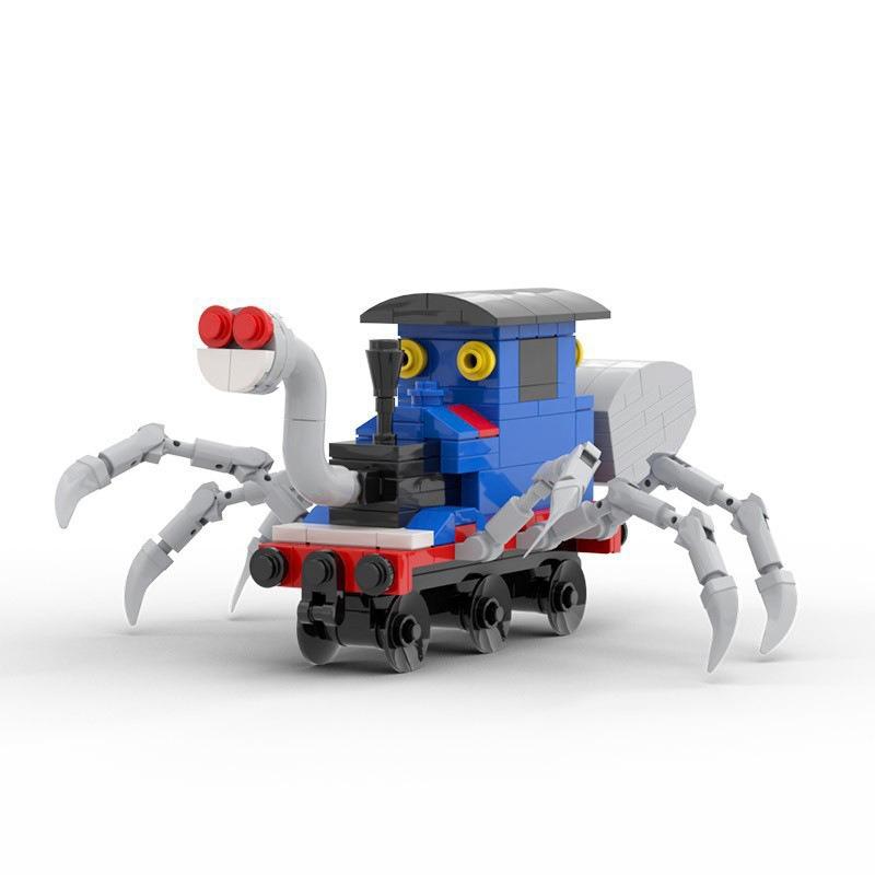 Children's Building Blocks, Red Train, Charles Train, Small Particle Toy