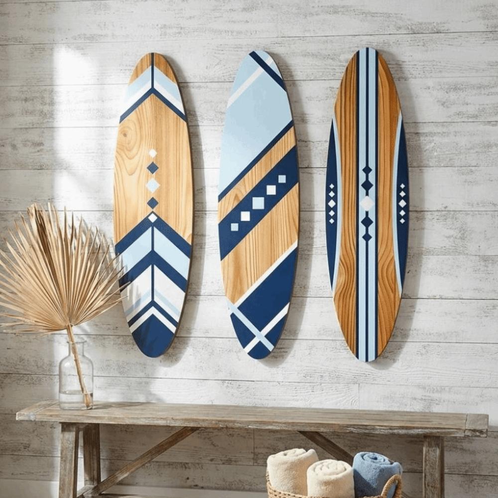 with Hook Surfboard Wall Decor Hawaiian Theme Surfboard Hanging Ornament  Beach Style