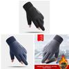 Winter Men Women Warm Leather Touchscreen Gloves For Cycling Driving Delivery
