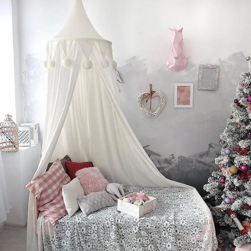 Mosquito Net Baby Crib Curtain Hanging Tent Girl Princess Mosquito Net Home Decoration Play Living Room Bedroom Corner Bed Decor