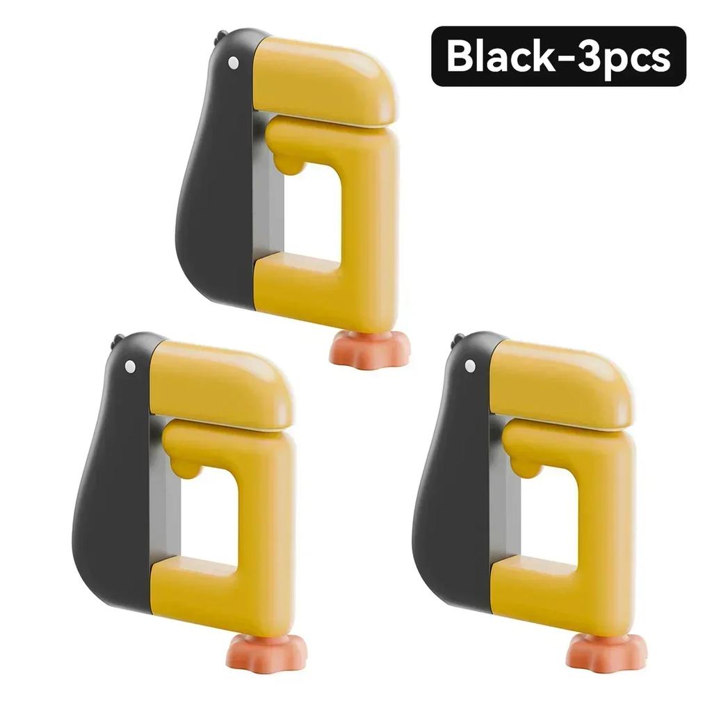 Taschenhaken Entenförmiger Handtaschenhaken für Tisch - Bohrloser Schreibtischklemme Taschenhalter, Faltbarer Anti-Rutsch-Haken für Büro/Schule/Küche