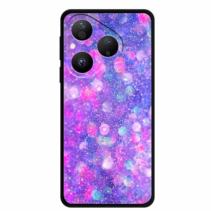 For Huawei Pura 80 5G Case Pura80 Coque Black Silicone Soft Back Cover Case For Huawei Pura 80 2025 Phone Case HED-LX9 Funda Bag