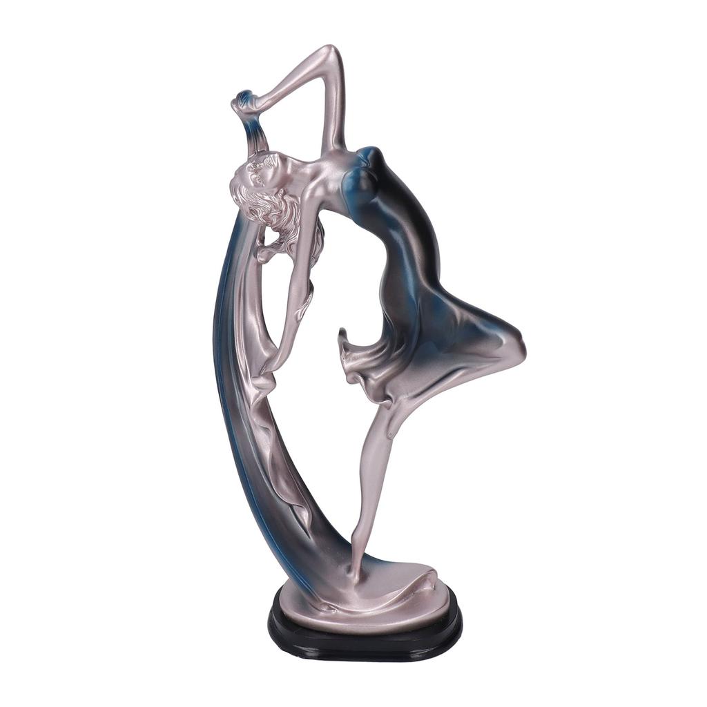 Tanzendes Mädchen Statue Elegante Ballerina Mädchen Handwerksstatue Heimdekoration für Wohnzimmer Schlafzimmer Weinschrank Schreibtisch Fernseher