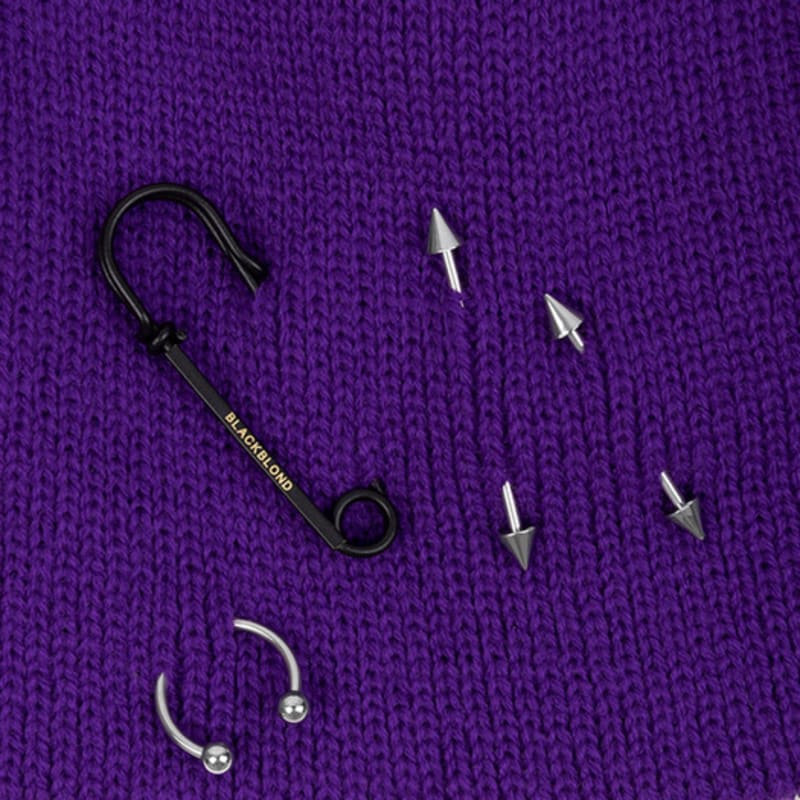 BLACKBLOND BBD Embroth Logo Czapka Zimowa (Fioletowy)