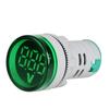 Mini Voltmetro Digitale Rotondo 22mm AC 12-500V Volt Tensione Tester Misuratore Monitor Potenza Indicatore LED Spia per Auto Camion Camper
