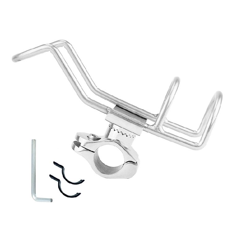

Fishing Rod Holder Boat Holder Folding Bracket with Large Clamp Adjustable Racks 1