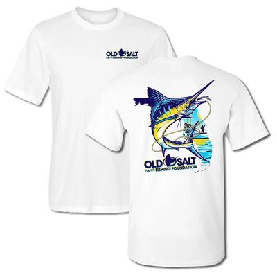 Old Salt Fishing Foundation Florida Marlin T-Shirt, Marlin Grafik-T-Shirt