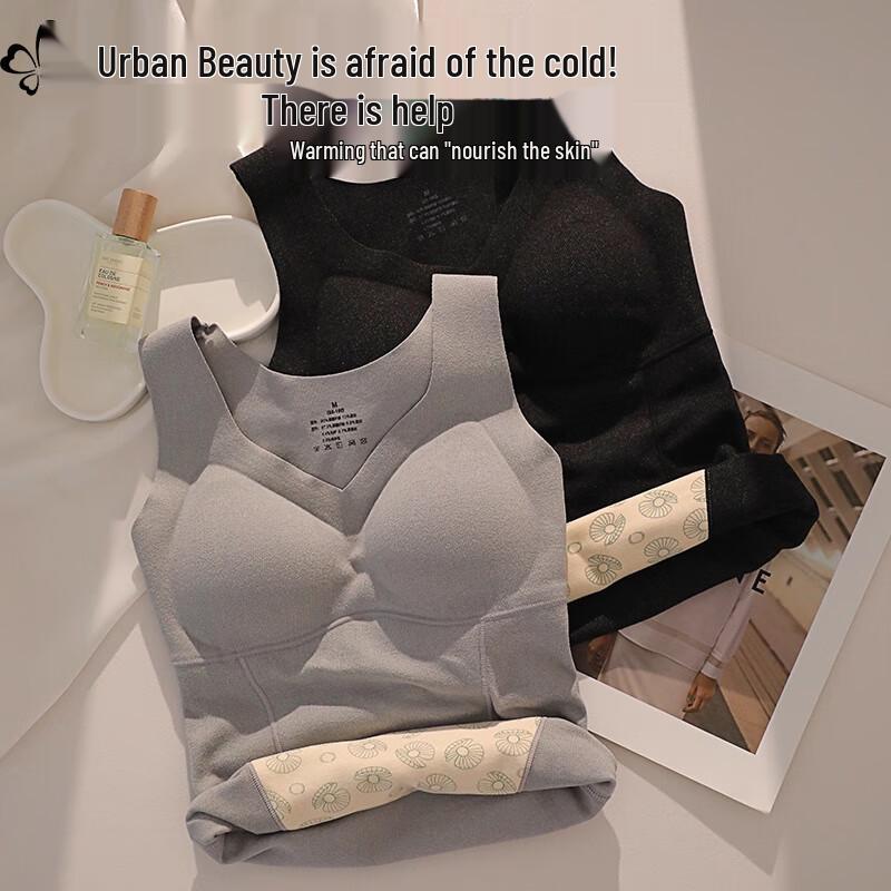 Женский утепленный жилет Urban Beauty из смесовой кашемировой шелковой ткани L