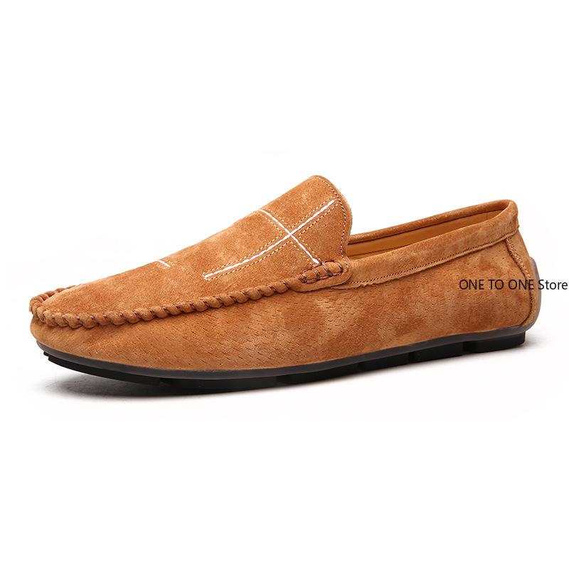 Men Casual Shoes 2024 Fashion Slip-On Moccasin Driving Shoes Soft Comfortable Breathable Flats Sneakers Black Gray Red Loafers