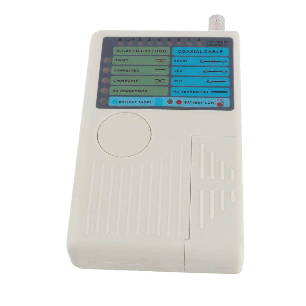 4 in 1 Portable LAN Network Cable Tester Remote RJ11 RJ45 USB BNC for UTP STP Cables Tracker