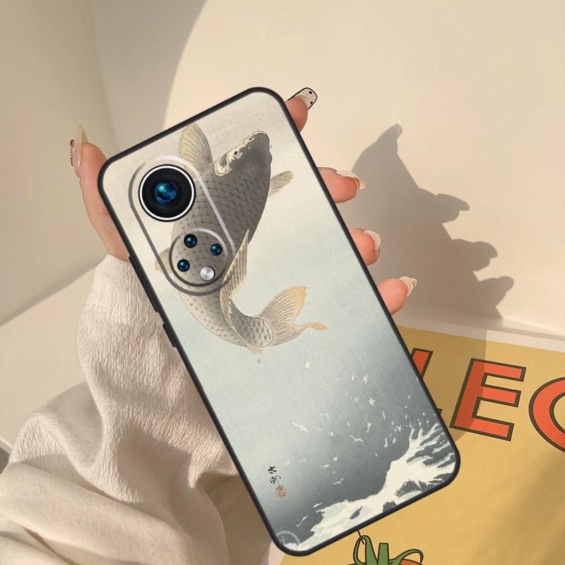 Carp Fish Case For Honor Magic 8 7 6 5 Pro Cover For Honor X9c X9b X9a X8a X8b 50 70 90 200 400 Lite