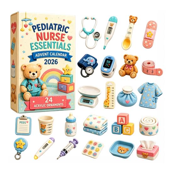 Weihnachtsgeschenk für Kinder 2026 Berufe Adventskalender, 24-Tage Countdown-Box mit Mini Berufs-Schreibtisch-Display Sammlerfiguren, Gemeinschaft