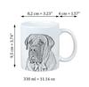 Boerboel, South African Mastiff - cup with a dog, cute cup with graphics, a gift with your photo from the Art-Dog brand
