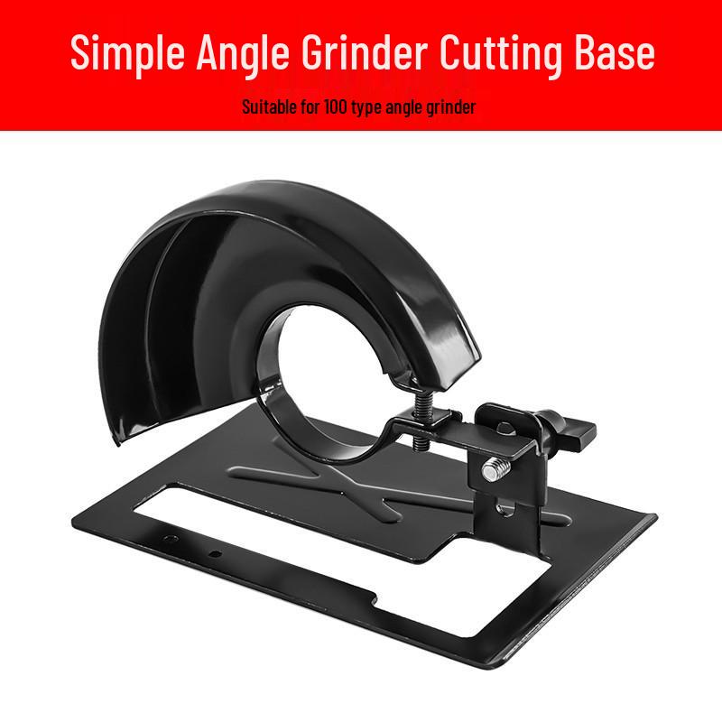 Universal Angle Grinder Stand: Adjustable Cutting Base with Polishing and Sawing Capabilities, Includes Protective Cover