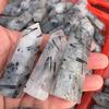 Unique Natural Black Tourmaline Crystal Obelisk Quartz Point Healing Decor Perfect For Spiritual Growth