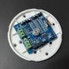 Ceiling-Mounted 360° Infrared Detector with Wired Light Control