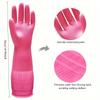 3PAIR Premium Protective Powerful Cleaning Gloves with Waterproof and Non-Slip Properties Kitchen Dishwashing and Laundry, Essential Cleaning Supplies