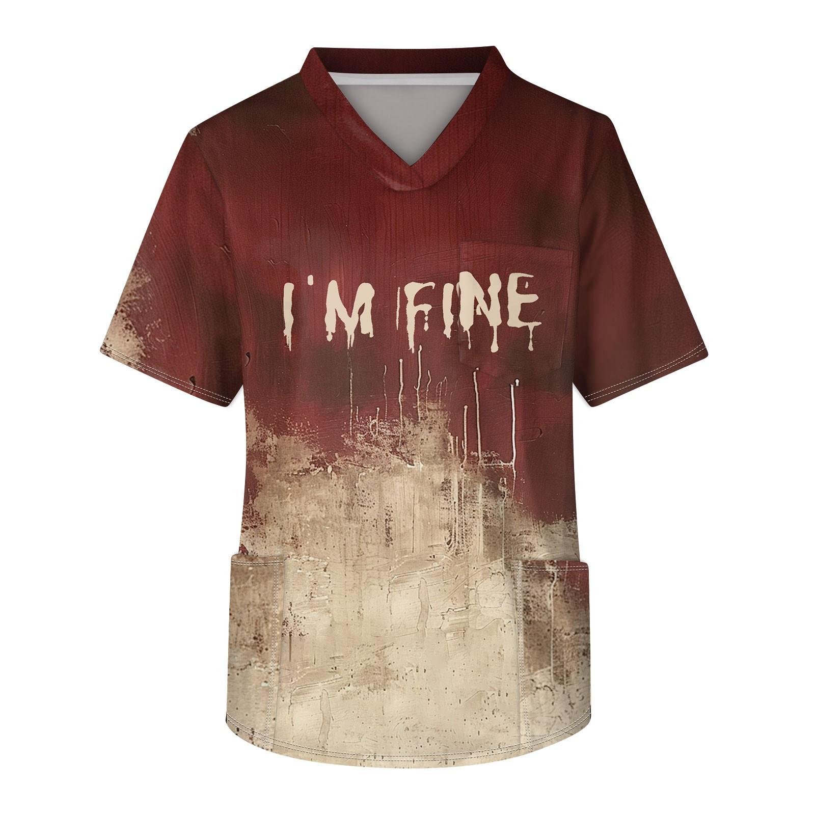 

Мужской топ с коротким рукавом и V-образным вырезом с принтом нагрудного кармана XXXXXL хаки