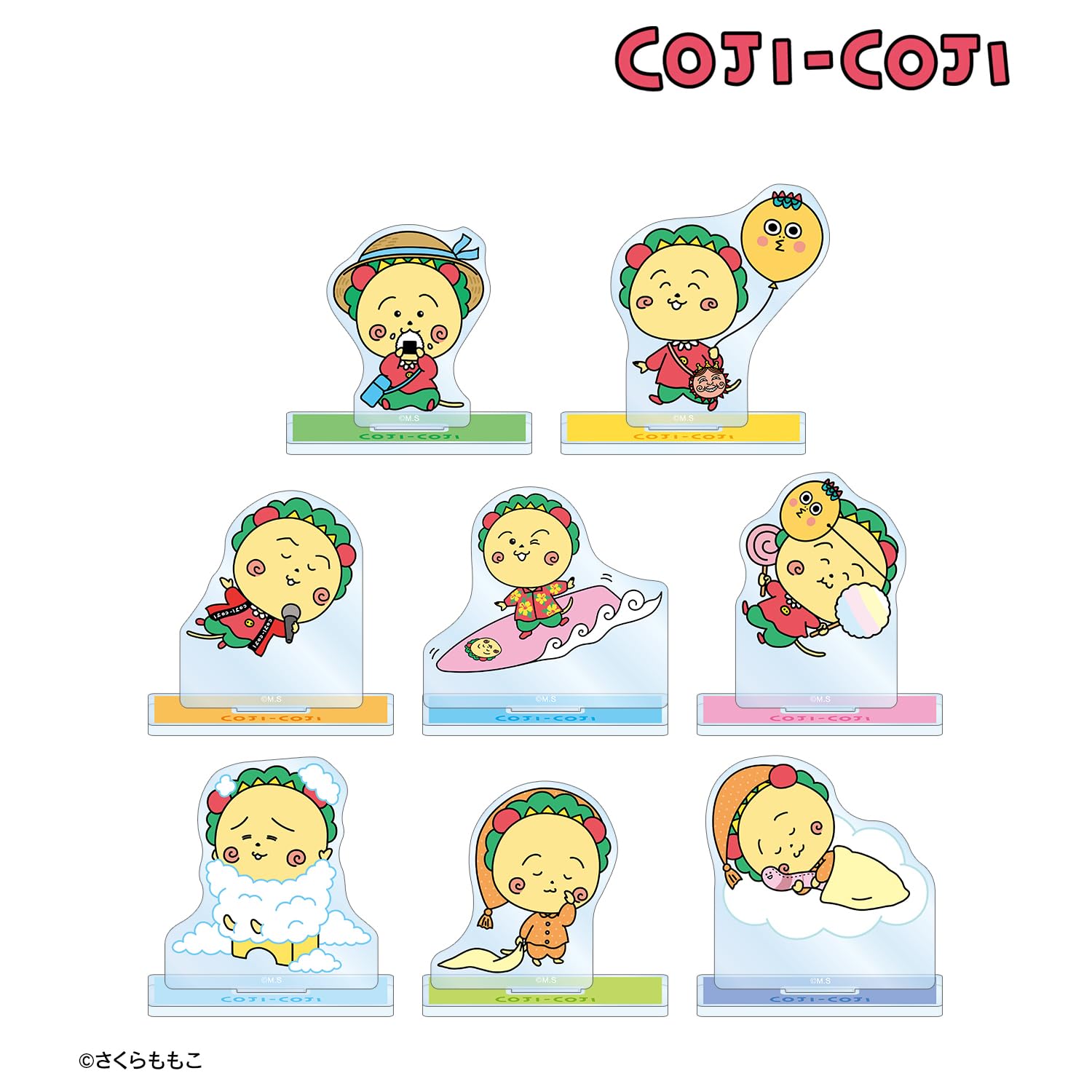

[Official] Coji Coji Holiday ver. Trading Acrylic Stand (unitBOX) [Complete BOX8 pieces] colleize Official goods Official license