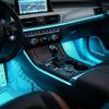 Car Ambient Light Adjustable USB Lamp With USB Port Interior Ambient Lighting For Truck SUV Tractor Trailer