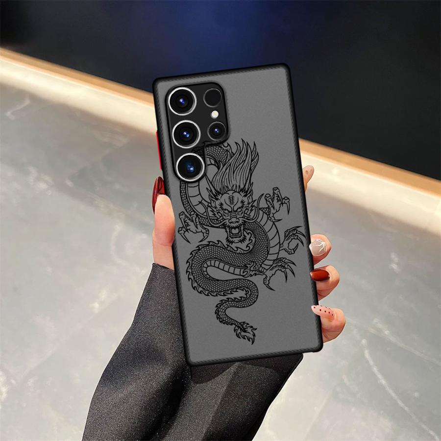 Cool Tiger Dragon Case for Samsung Galaxy S25 Ultra S24 Plus S22 S21 S20 FE Note 20 Ultra 10+ S23 FE S26 Funda Back Phone Cover