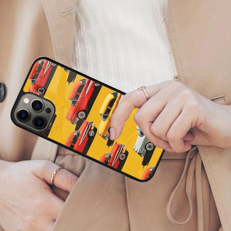 RETRO CLASSIC CARS Magnetic Phone Case For APPLE iPhone 17 Air 16 14 13 12 Pro Max 15 Plus Wireless Charge With MagSafe Cover