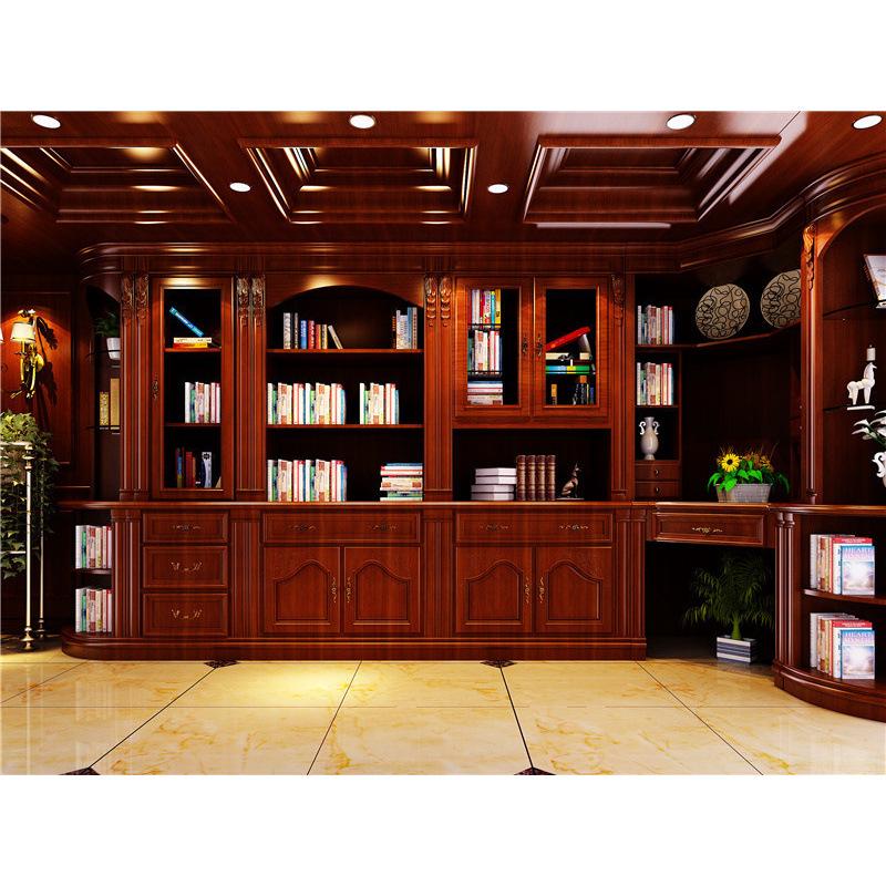 High-Definition Douyin-Moderator-Hintergrund: Bücherregal Bürodeko