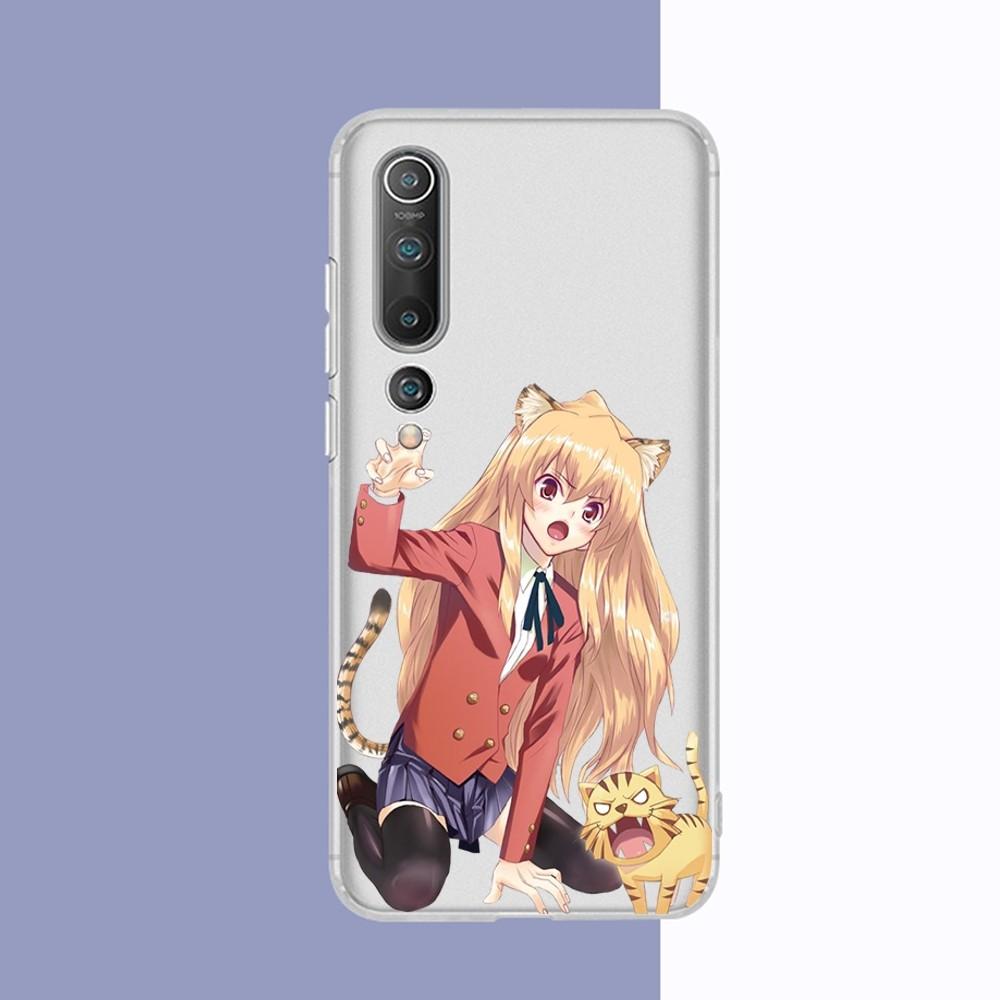 Toradora Taiga Aisaka anime Phone Case For Samsung S 20 21 22 23 for Redmi Note7 8 9 10 for Huawei P20 30 40 Clear Case
