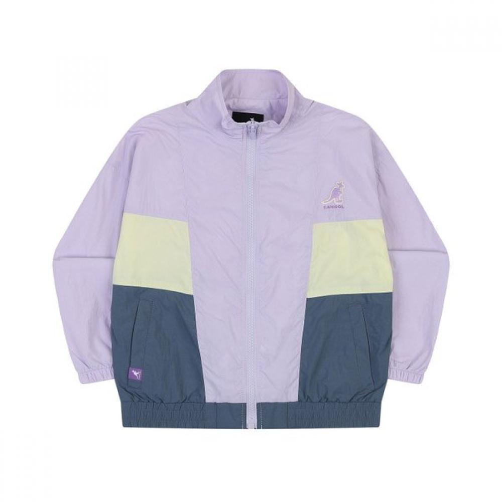 Kangol Kids Color Block Mesh Lining Windbreaker Lavender Sa 0209 lavender/110