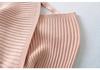 Women's One-Shoulder Long Sleeve V-Neck Waist-Cinching Knit Sweater - Slimming Ribbed Off-the-Shoulder Top