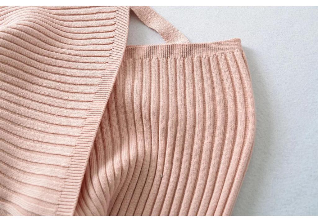 Women's One-Shoulder Long Sleeve V-Neck Waist-Cinching Knit Sweater - Slimming Ribbed Off-the-Shoulder Top