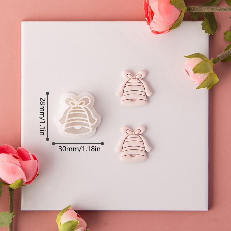 Embossing Tools Soft Pottery Earrings Clay Mold Bells Socks Crystal Ball  Cutting Mold