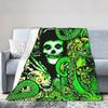 Misfits Green Hell Blankets Fleece Decoration  Multi-function Super Warm Throw Blanket for Sofa Bedroom Bedspreads