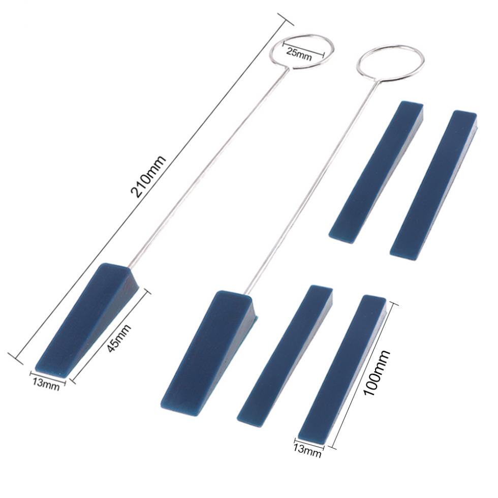6pcs/set Professional Piano Tuning Rubber Mutes Kit Bass Stop Tool Tuning Tool for Piano Parts