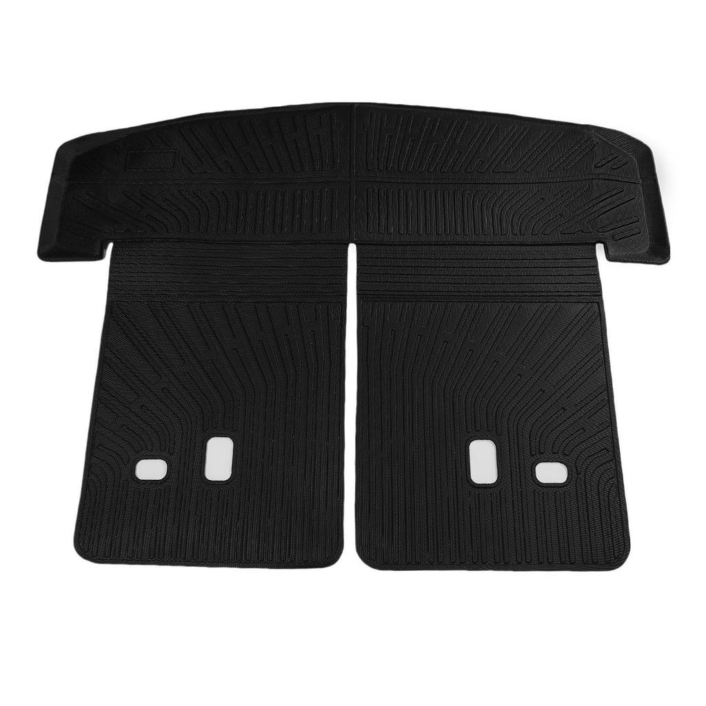 Cargo Mat with Back Seat Cover Anti Slip TPE All Weather Trunk Liner Seat Back Protector Replacement for Santa Fe 2024