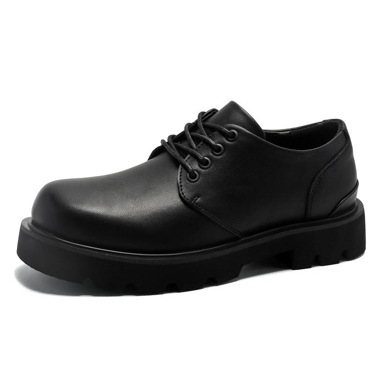 3185 men's shoes spring new leather versatile trend men's casual leather shoes commuter business groom wedding shoes