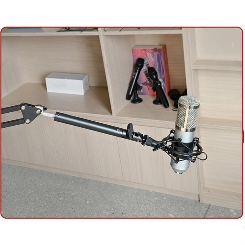 Plastic Microphones Stand Adapter With 3/8 To 17mm Ball Joint Extension Rod For Camera Tripods And Studio Equipment