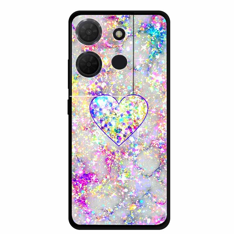 Cover For TCL 503 TPU Silicone Phone Case Flower Blossoms Para Capa Bumper Funda TCL503 Soft Protector Fashion Shockproof Bumper