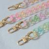 New Woman Bag Accessory Parts Neon Chain Candy Crossbody Resin Luxury Strap Women Hanging Chains Acrylic Shoulder Chain