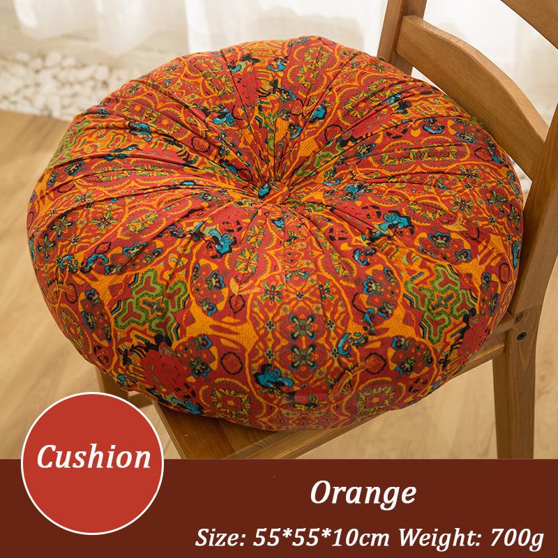 Bohemian Thick Floor Cushion Lazy Sitting Pad Moroccan Window Cushion Cotton Seat Cushion