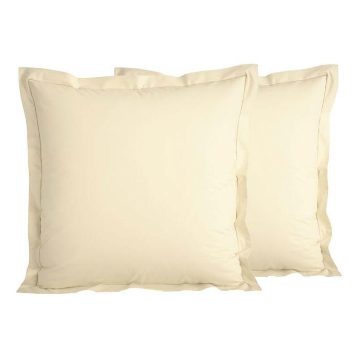 Parure de draps percale de coton peigné "Julian" 4 pièces pour lit 140 x 190 cm Coton Pur