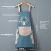 Household Hand Erasable Kitchen Stir Fry Waterproof And Oil Proof Apron, Men'S And Women'S Fashionable Cooking Waist Wrap Adult Work Clothes