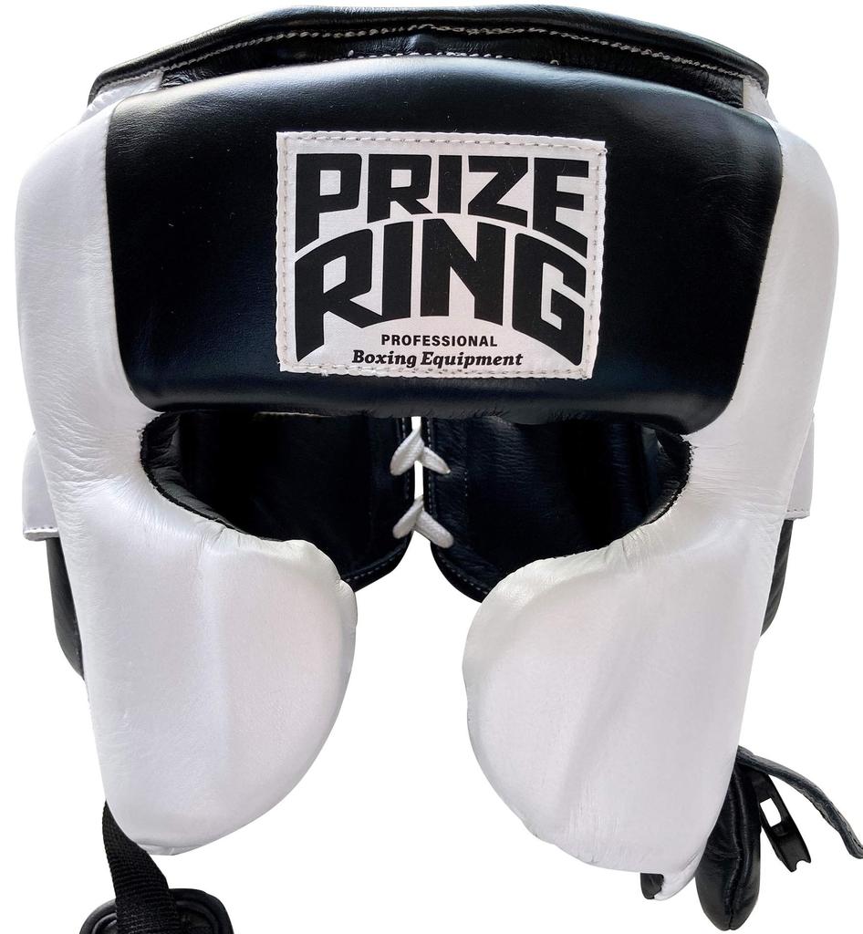 PRIZE RING Headgear "Pro-training" White/Black (L)