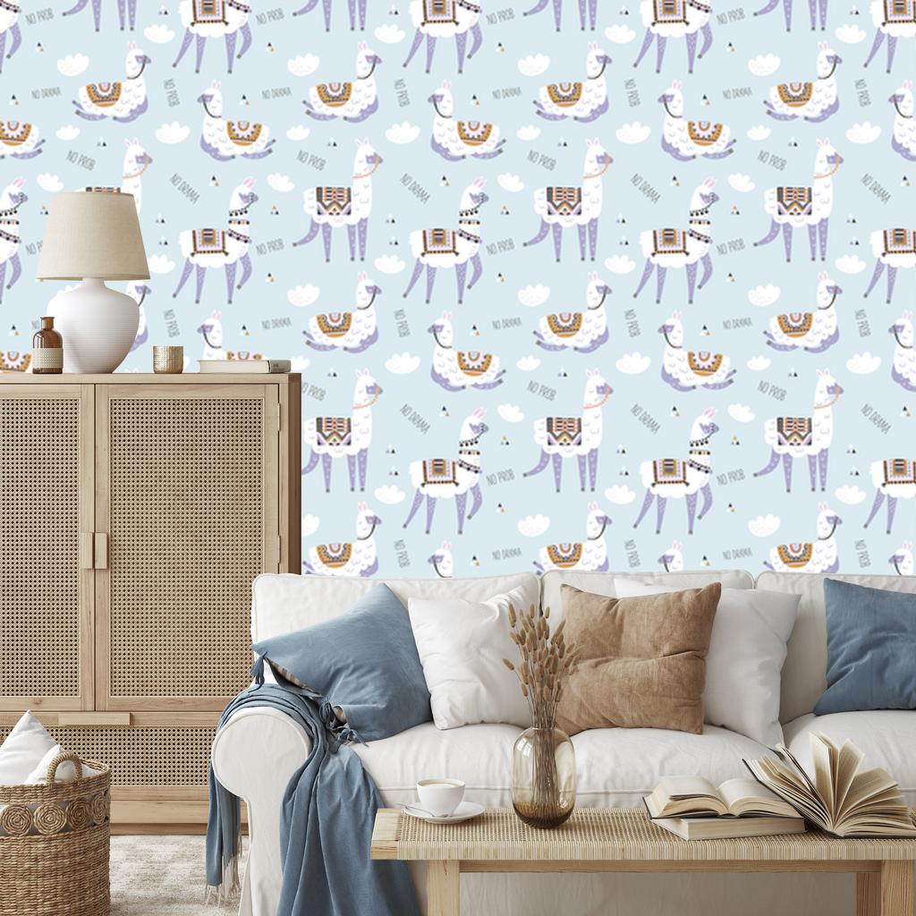 Animals wallpaper for living room and bedroom 50x1000