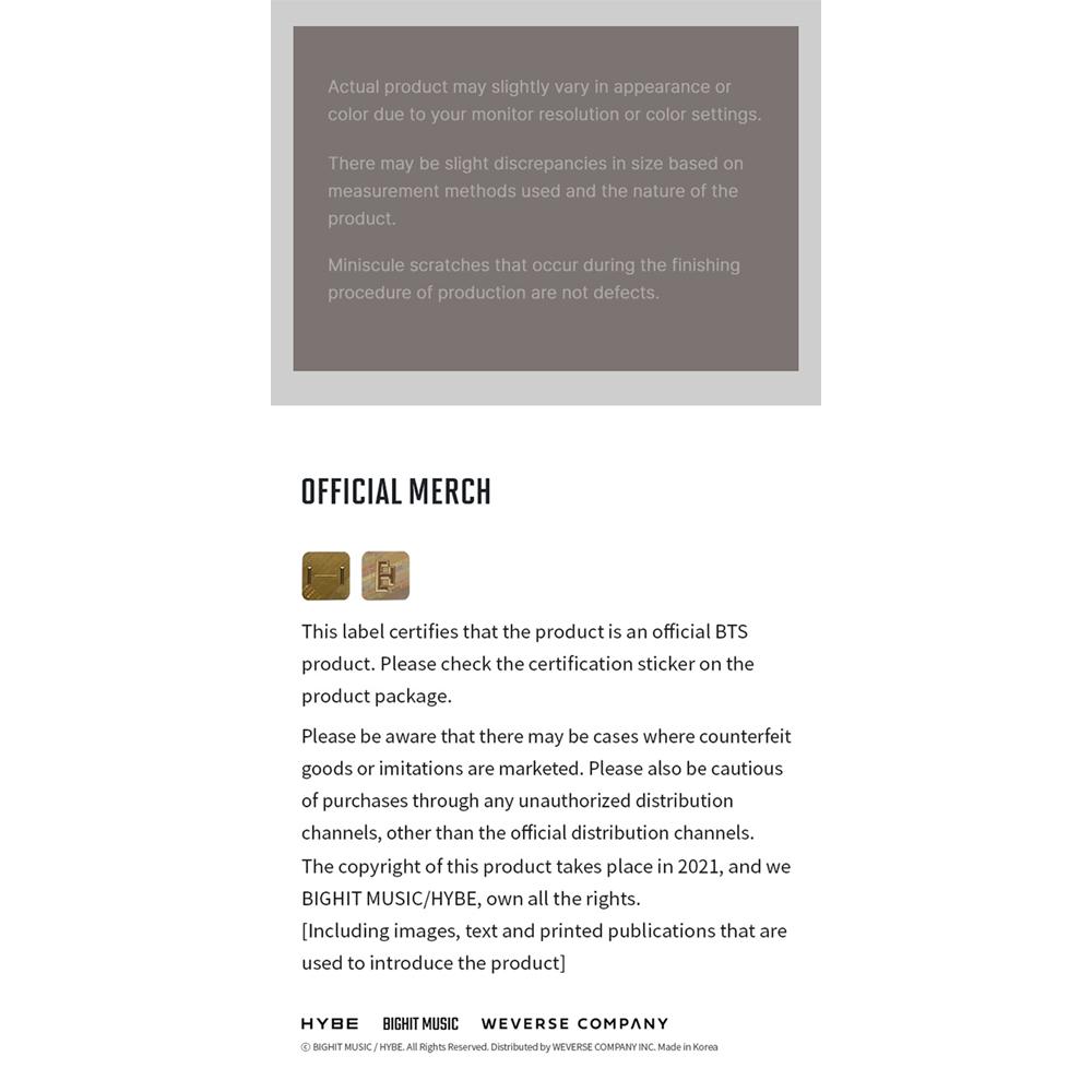 SUGA - Metallic Photo Card (Agust D D-DAY)