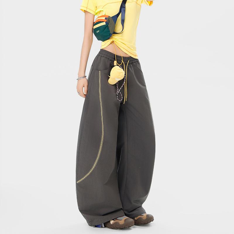 Pantalons Amples pour Femmes et Pantalons Casual d'Été à Jambe Droite pour Hommes