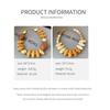 Irregular Acrylic Teardrop Necklace for Women Vintage Palace Style Jewelry Boho Collar