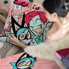 Popular Animation P-Psychocuties Personalized Pillow Dust Cover Bedroom Kids Party Decoration Pillowcase Birthday Children Gift