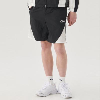 Crinkle Single Layer Colorblock Shorts
